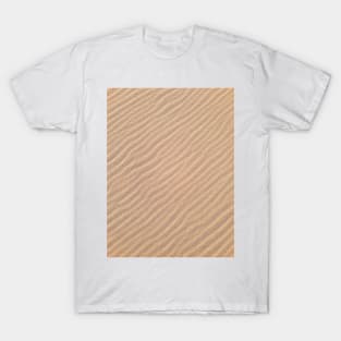 Sand waves on a beach T-Shirt